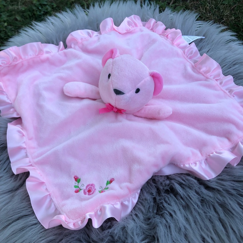 Pink Teddy security blanket - Picture 4 of 6